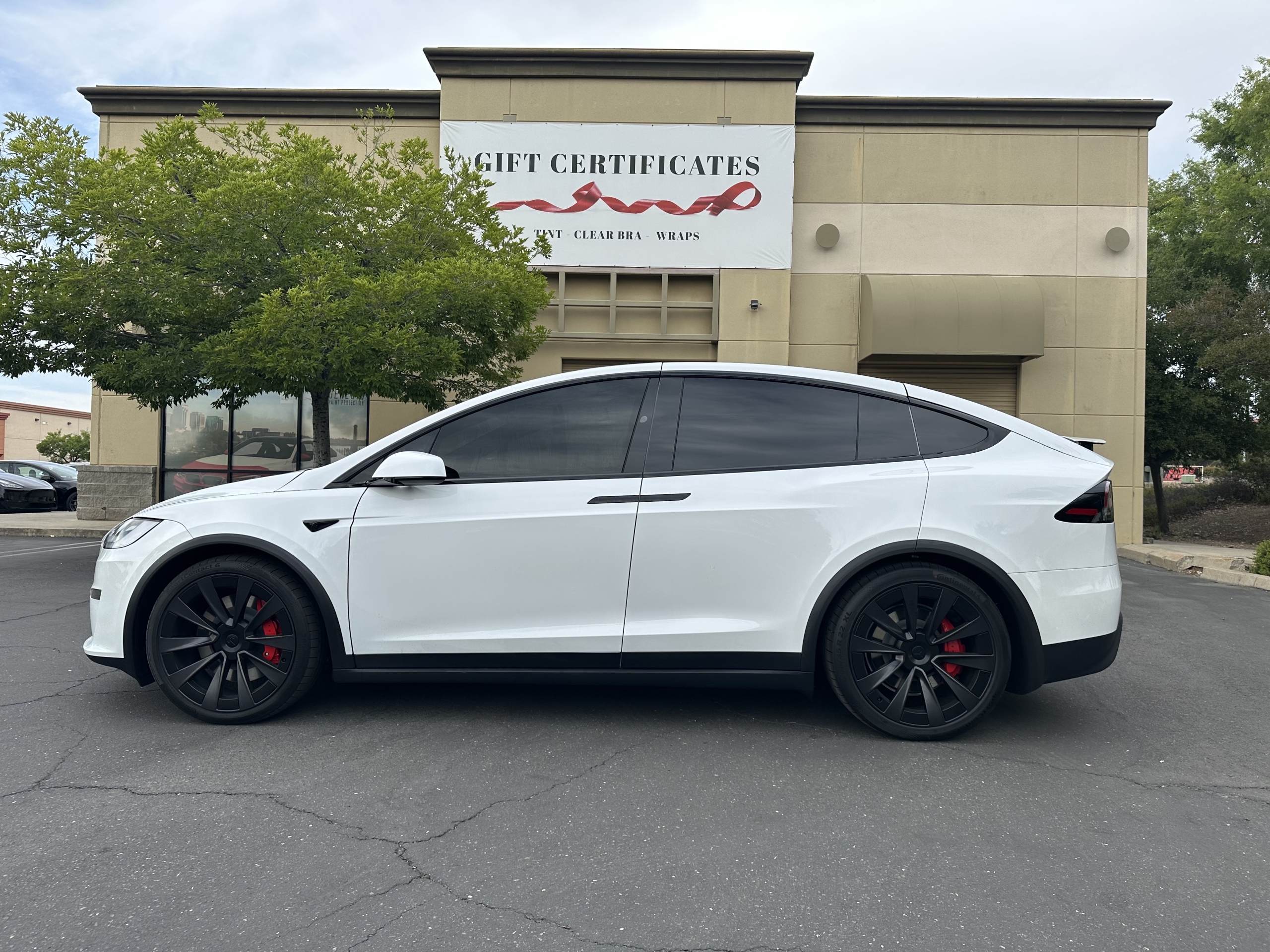 Tesla Model X - White Ceramic Tint